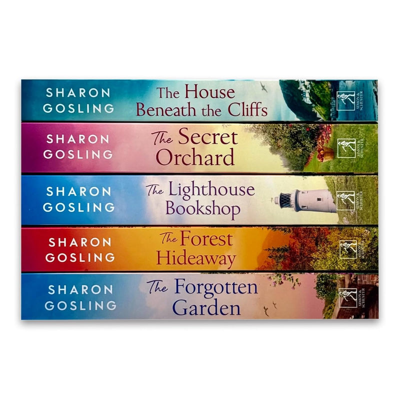 Sharon Gosling Collection 5 Books Set (The House Beneath the Cliffs, The Secret Orchard, The Lighthouse Bookshop, The Forest Hideaway & The Forgotten Garden) - Fiction