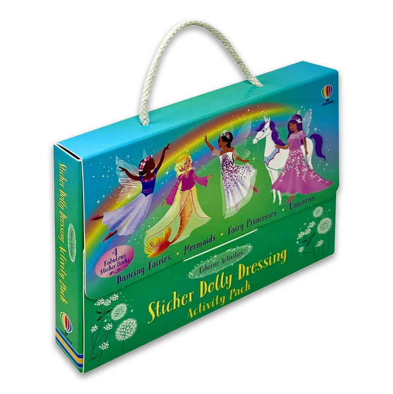 Sticker Dolly Dressing Activity Pack 4 Mini Books By Usborne For Children - Ages 5–7 - Paperback