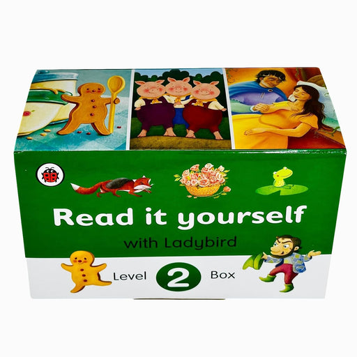 Ladybird Read It Yourself Tuck Box Level 2: 10 Books Box Set (Beauty and the Beast) - The Book Bundle