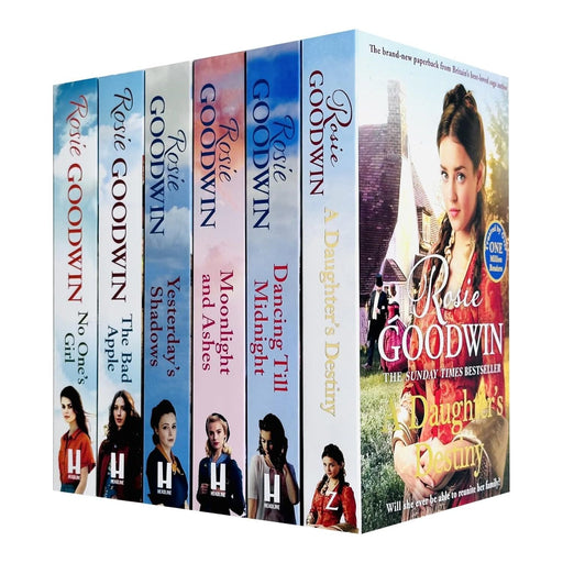 Rosie Goodwin 6 Books Collection Set No One's Girl, A Daughter's Destiny, Dancing Till Midnight - The Book Bundle
