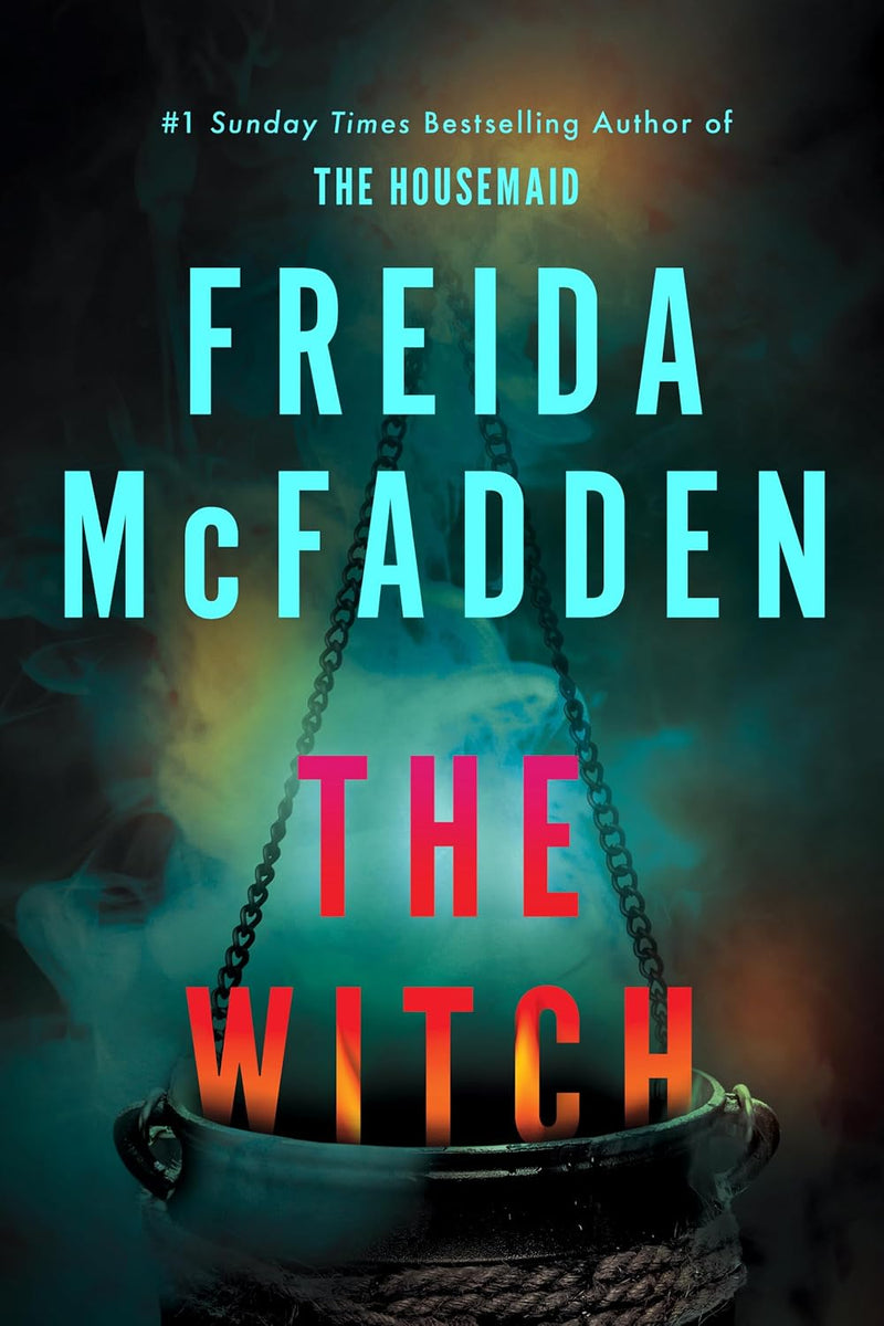 Set of three fiction books by Freida McFadden including Brain Damage, Death Row, and The Witch, published by Poisoned Pen Press.