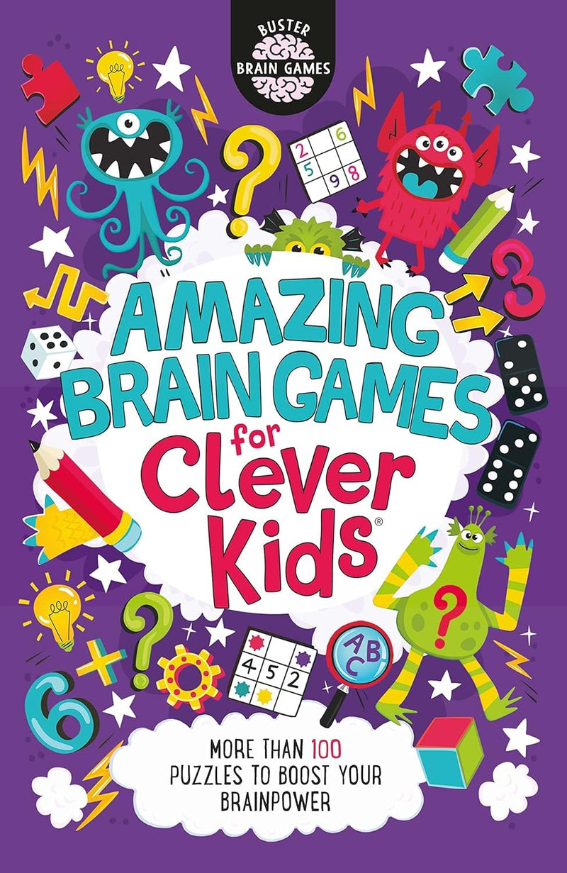 Brain Games For Clever Kids 5 Books Collection Set - Logic & Travel Puzzles For Clever Kids - Non Fiction - Paperback