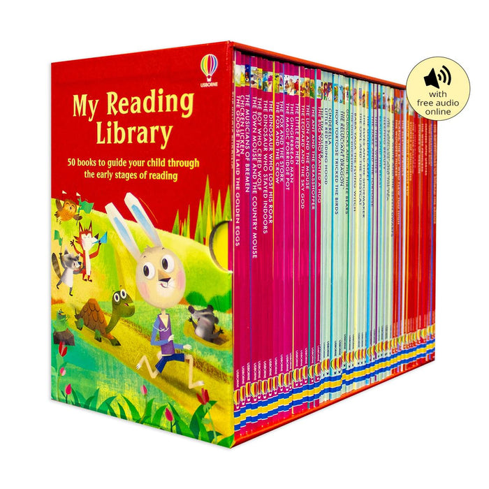 My Reading Library 50 Book Collection Box Set Magic Porridge Pot, King's Pudding, Musicians of Bremen - The Book Bundle