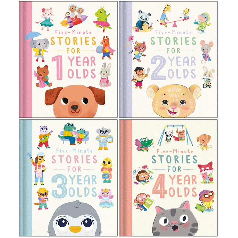Five-Minute Stories for 1-4 Year Olds Bedtime Story Collection 4 Books Set By Igloo Books - The Book Bundle