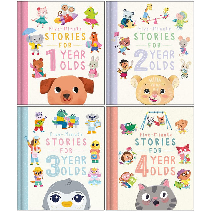 Five-Minute Stories for 1-4 Year Olds Bedtime Story Collection 4 Books Set By Igloo Books - The Book Bundle