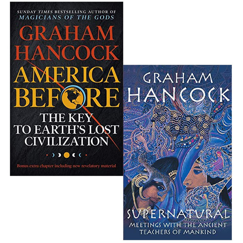 Graham Hancock 2 Books Collection Set (America Before, Supernatural) - The Book Bundle