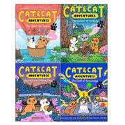 Cat & Cat Adventures Series by Susie Yi 4 Books Collection Set - Ages 7–9 - Paperback - The Book Bundle