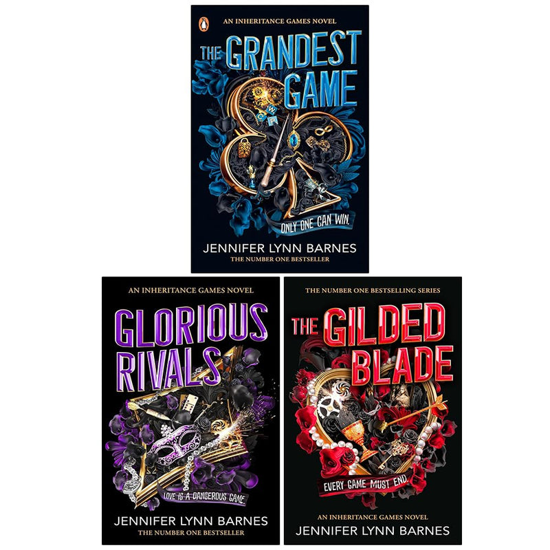 The Grandest Game 3 Books Collection Set by Jennifer Lynn Barnes - Young Adult - Hardback