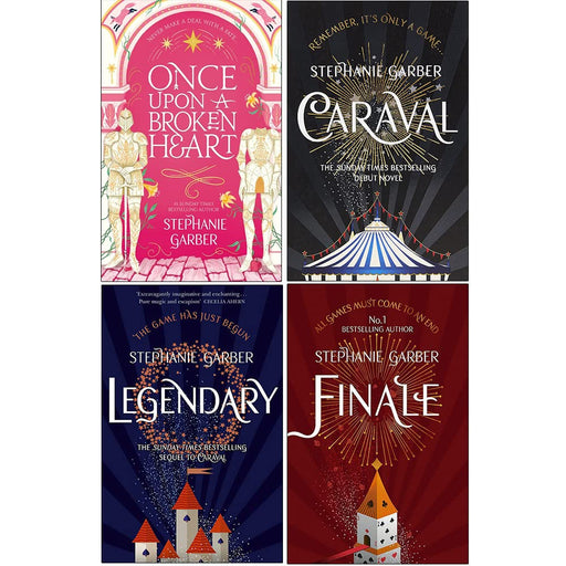Stephanie Garber Collection 4 Books Set (Once Upon A Broken Heart, Caraval, Legendary & Finale) - The Book Bundle