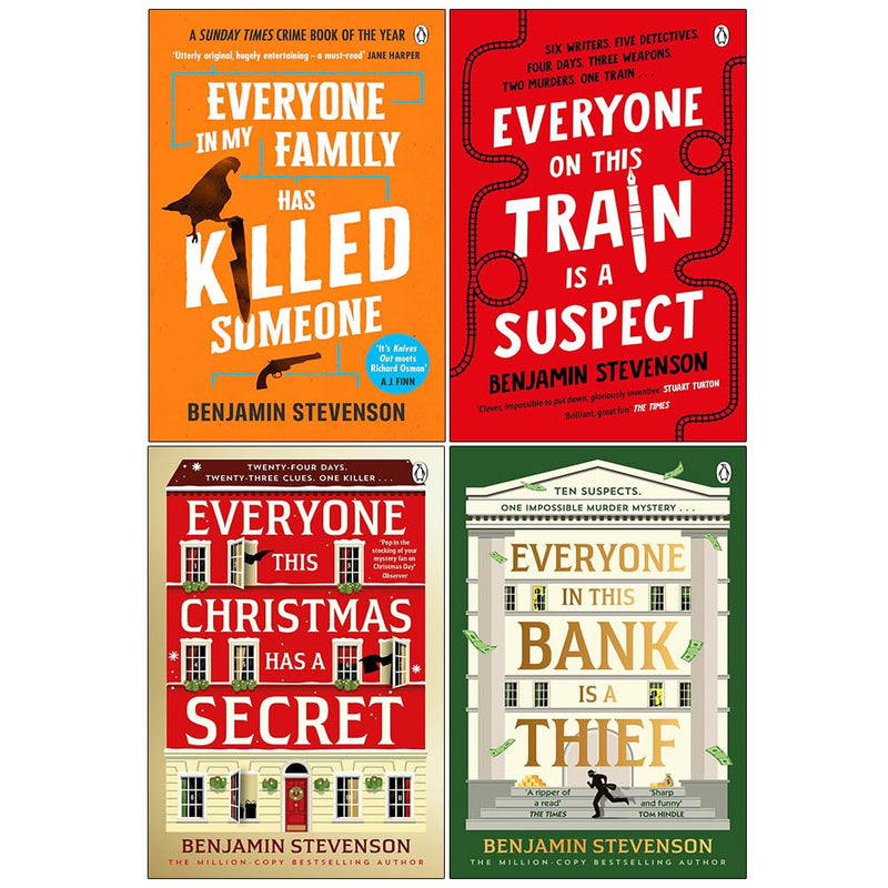 Ernest Cunningham Series 4 Books Collection Set by Benjamin Stevenson - Fiction - Paperback