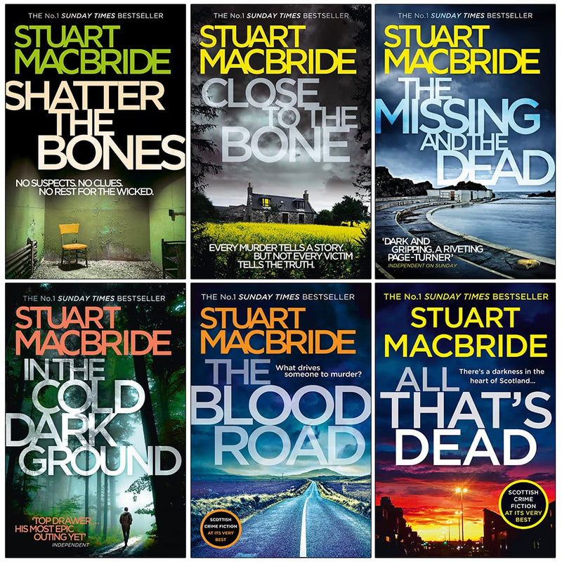 Logan Mcrae Series 7-12 Collection 6 Books Set By Stuart Macbride - The Book Bundle