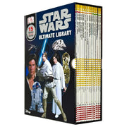 Star Wars Ultimate Library 15-book collection box set with paperback editions including fiction titles by DK Publishing.