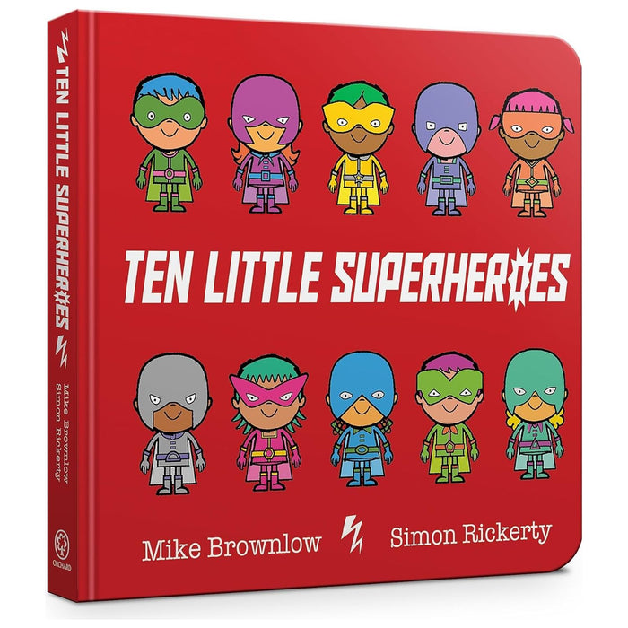 Ten Little Board Book Collection 3 Books Set By Mike Brownlow (Superheroes, Elves & Unicorns) - The Book Bundle