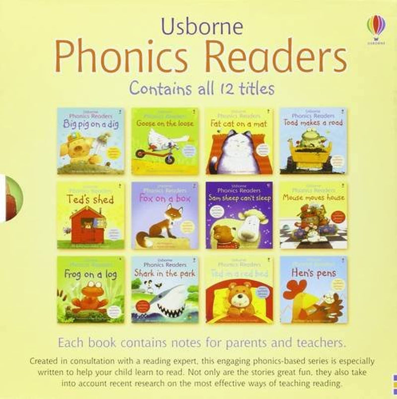 Usborne Phonics Readers 12 Books Collection Set by Stephen Cartwright - Fiction - Paperback