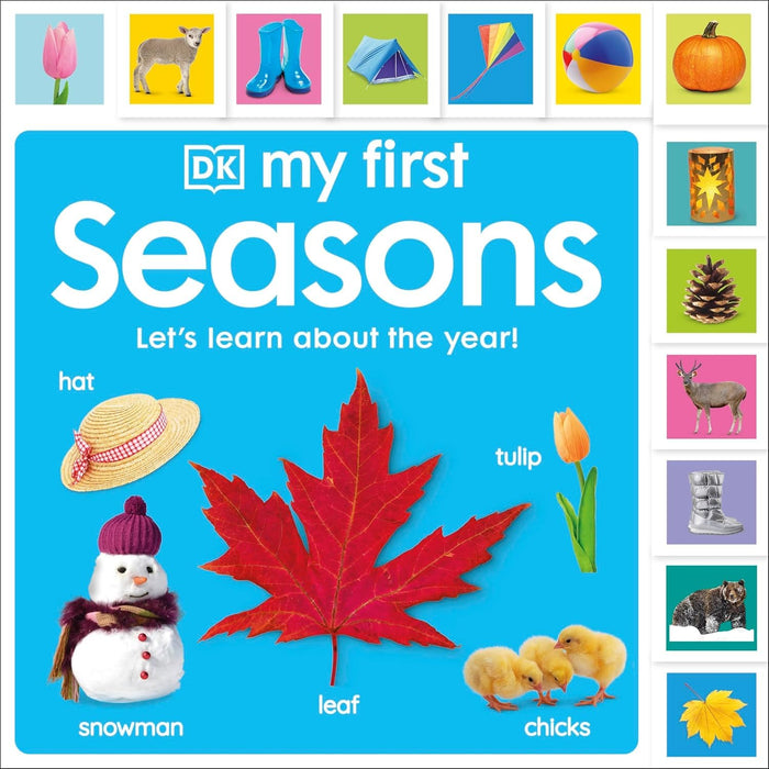 My First Board Book Collection 3 Books Set (Alphabet Numbers & Words, Colours & Seasons) - The Book Bundle