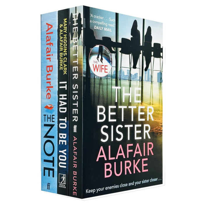 Alafair Burke Collection 3 Books Set Note, Better Sister, It Had To Be You - The Book Bundle