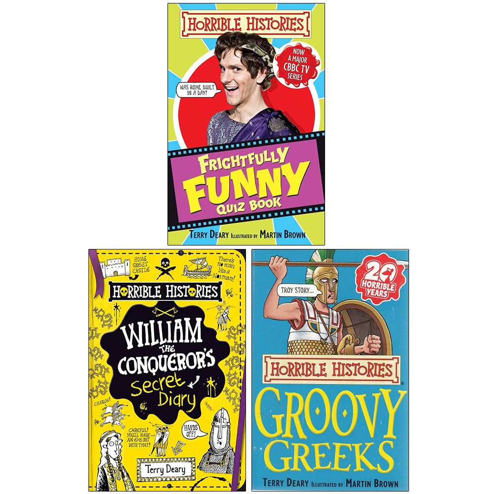 Horrible Histories Series 3 Books Collection Set By Terry Deary