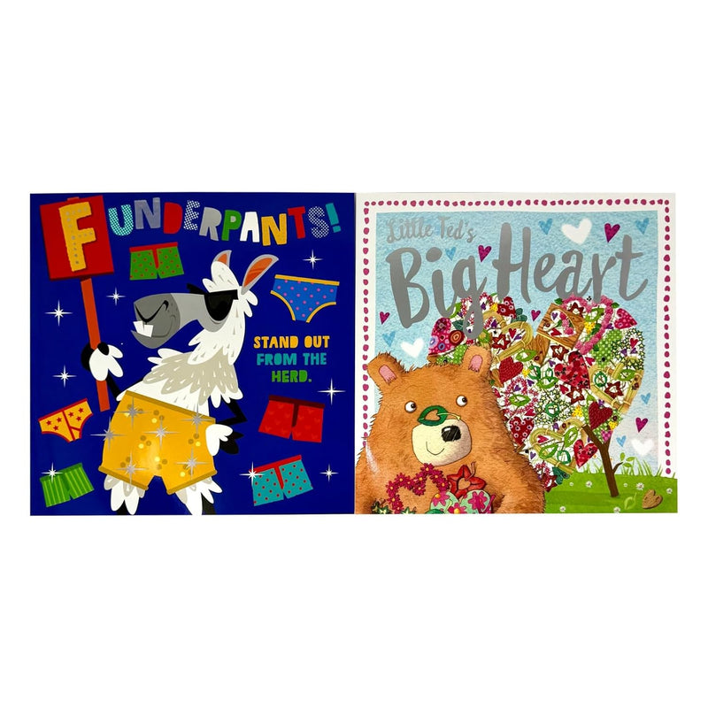 Awesome Adventure Bundle Make Believe Ideas 10 Books Collection Set (Little Red Riding Hood, Jack and the Beanstalk, Little Ted's Big Heart, Funderpants!, Ten Little Chicks, Sophia Sparks & More)