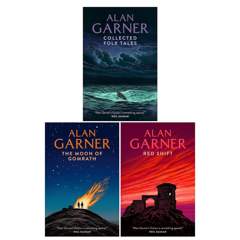 Alan Garner Collection 3 Books Set(Collected Folk Tales, Moon of Gomrath & Red Shift) - The Book Bundle