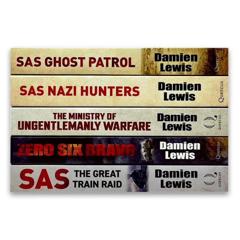 Sas Ghost Patrol & Sas Nazi Hunters 5 Books Collection Set By Damien Lewis - Non Fiction - Paperback
