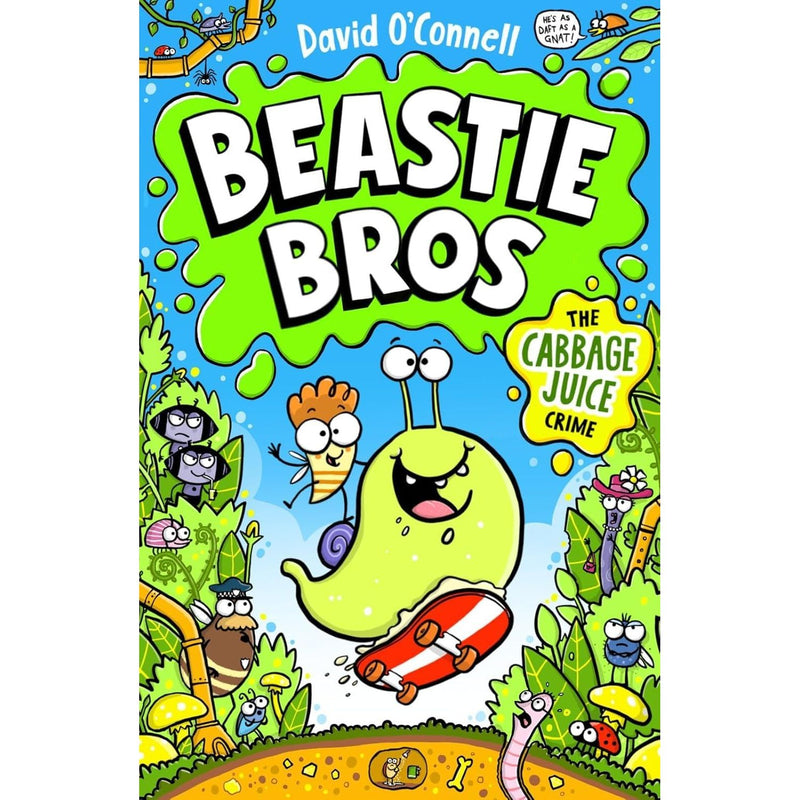 Beastie Bros Series 3 book collection by David O'Connell, featuring The Cabbage Juice Crime, Dungeons and Dragonflies, and Captain Slugbeard