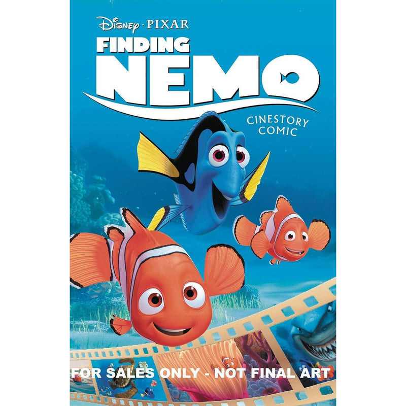 Disney Simply Colouring, Disney-Pixar Finding Nemo Cinestory Comic & The Hidden Magic of Walt Disney World 3 Books Collection Set