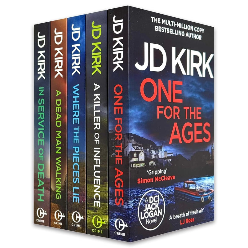 DCI Logan Crime Thrillers 5 Books Collection Set by JD Kirk - Fiction - Paperback