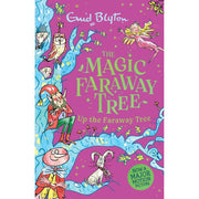 Six paperback The Magic Faraway Tree collection books by Enid Blyton, featuring colorful cover art from Hodder Children's Books.