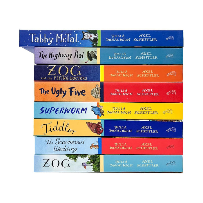 Julia Donaldson Gift Edition 8 Books Collection Set Superworm, The Ugly Five, Zog and the Flying Doctors - The Book Bundle