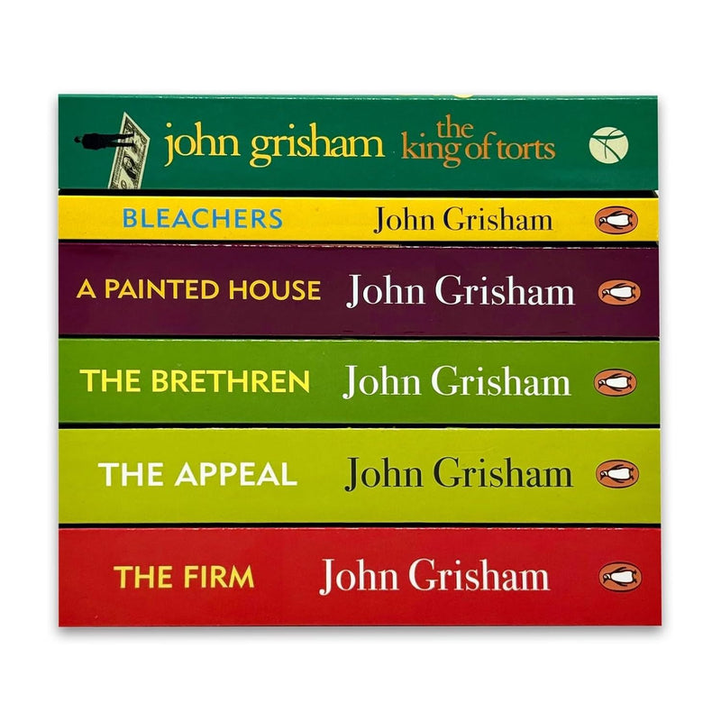 John Grisham Collection The Grisham Legal Classics 6 Books Set (SET 1) (The King of Torts, Bleachers, The Brethren, The Firm, A Painted House & The Appeal) - Fiction - Paperback