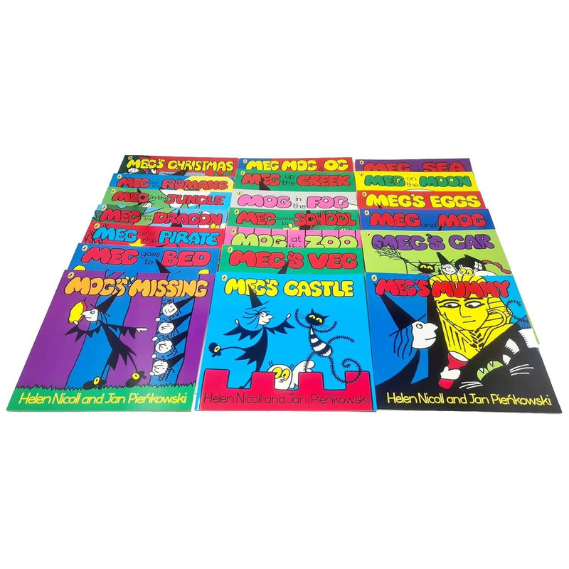 The Complete Collection Meg and Mog Magical Adventures 20 Children Pictures Books Box Set By Helen Nicoll & Jan Pienkowski