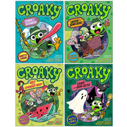 Croaky Series 4 books collection set by Matty Long in paperback, suitable for ages 7-9, fiction books by OUP Oxford Ltd