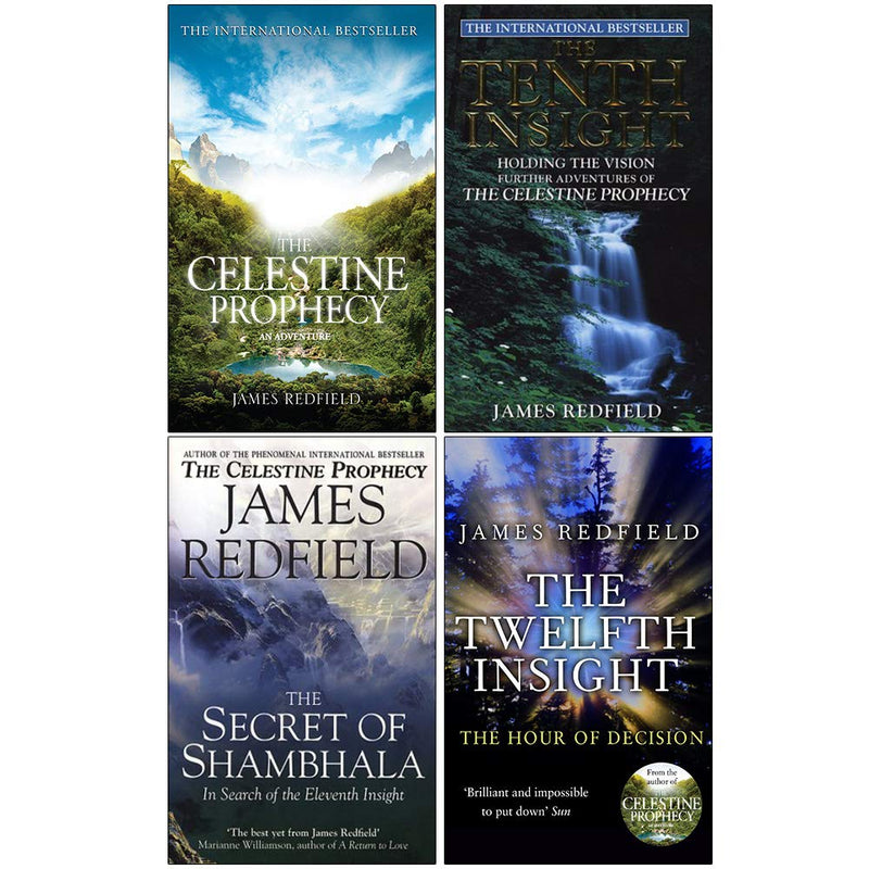 The Celestine Prophecy 4 Books Collection Set by James Redfield - Fiction - Paperback