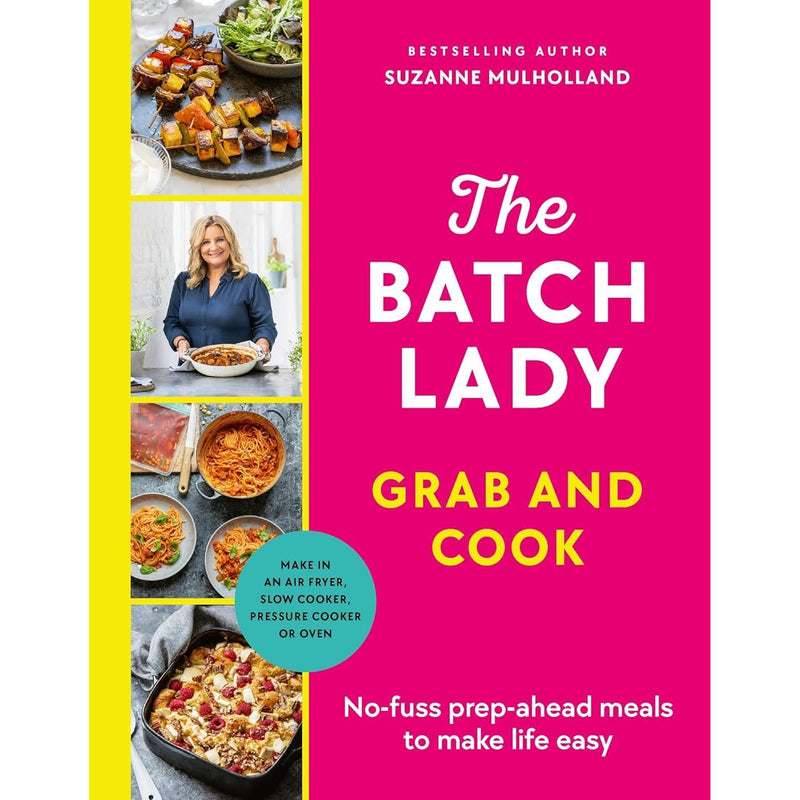 Suzanne Mulholland The Batch Lady 3 Books Collection Set (The Batch Lady Saves Christmas, Grab and Cook and Rapid Dinners) - The Book Bundle