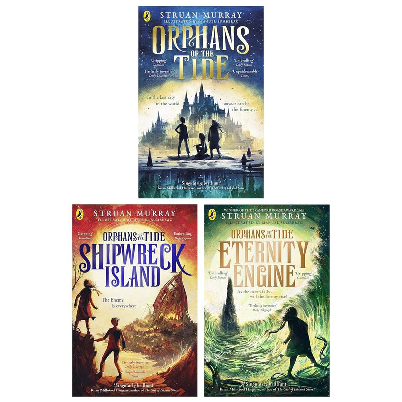 Orphans of the Tide Series 3 Books Collection Set (Orphans of the Tide, Shipwreck Island & Eternity Engine) - The Book Bundle