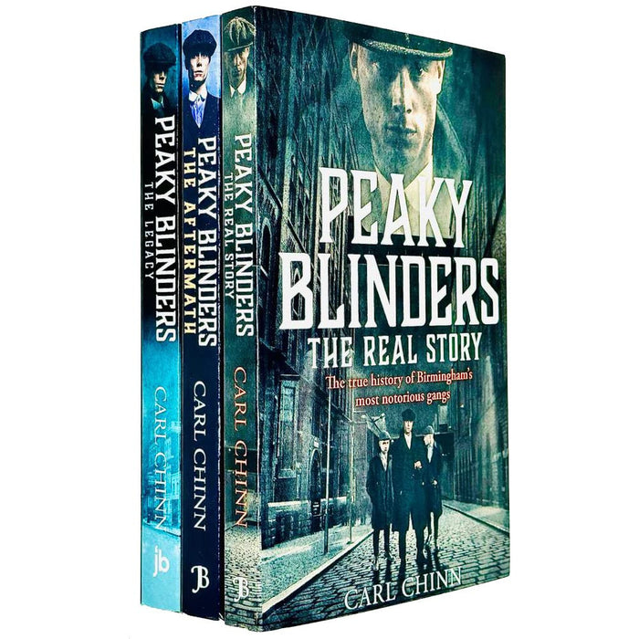 Peaky Blinders Collection 3 Books Set By Carl Chinn (The Real Story, The Legacy, The Aftermath) - The Book Bundle