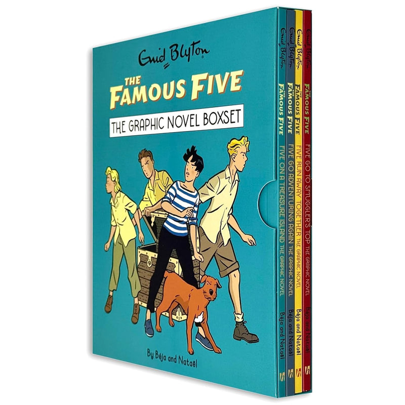 The Famous Five Graphic Novel 4 Books Collection Box Set By Enid Blyton