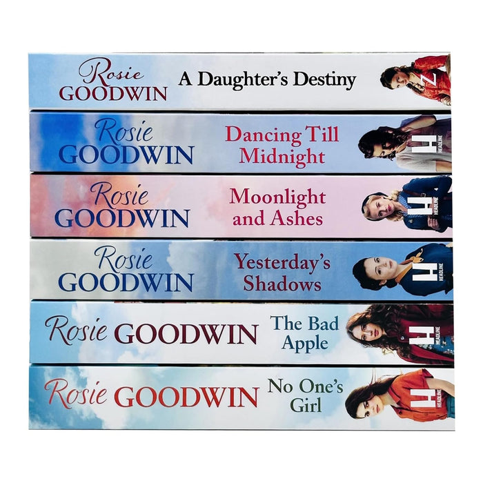 Rosie Goodwin 6 Books Collection Set No One's Girl, A Daughter's Destiny, Dancing Till Midnight - The Book Bundle
