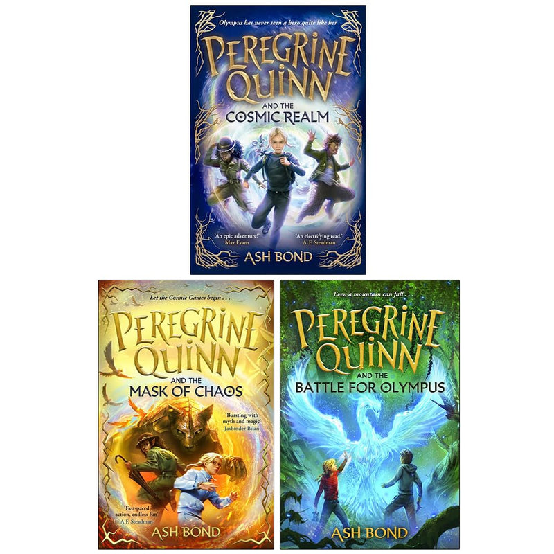 Peregrine Quinn and the Cosmic Realm 3 Books Collection Set by Ash Bond