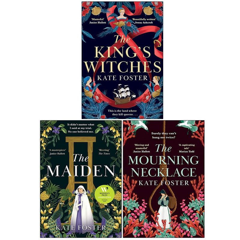 The King's Witches, The Maiden, The Mourning Necklace 3 Books Collection Set by Kate Foster - Fiction - Paperback