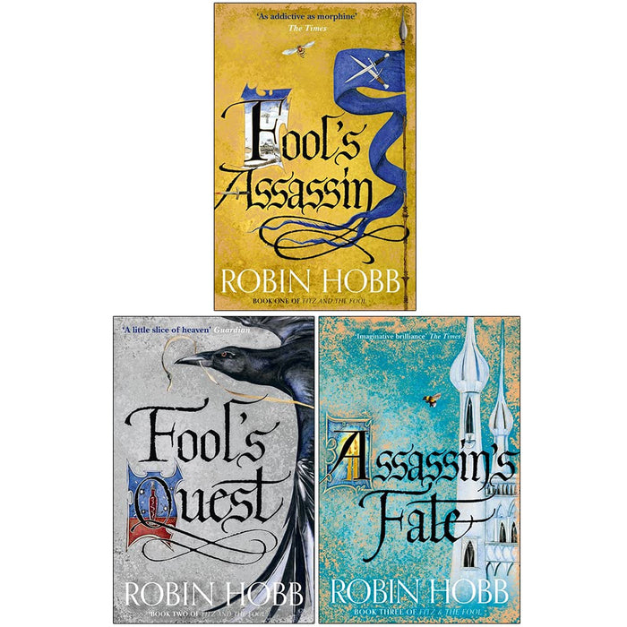 Fitz and the Fool series 3 Books Collection Set by Robin Hobb - The Book Bundle