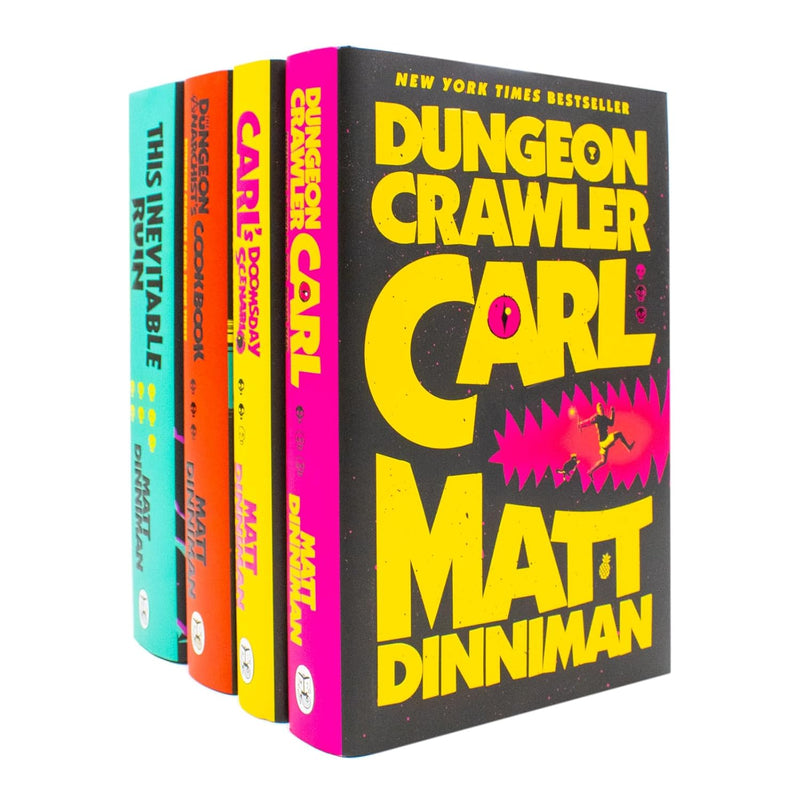 Dungeon Crawler Carl 4 Books Collection Set by Matt Dinniman - Fiction - Paperback