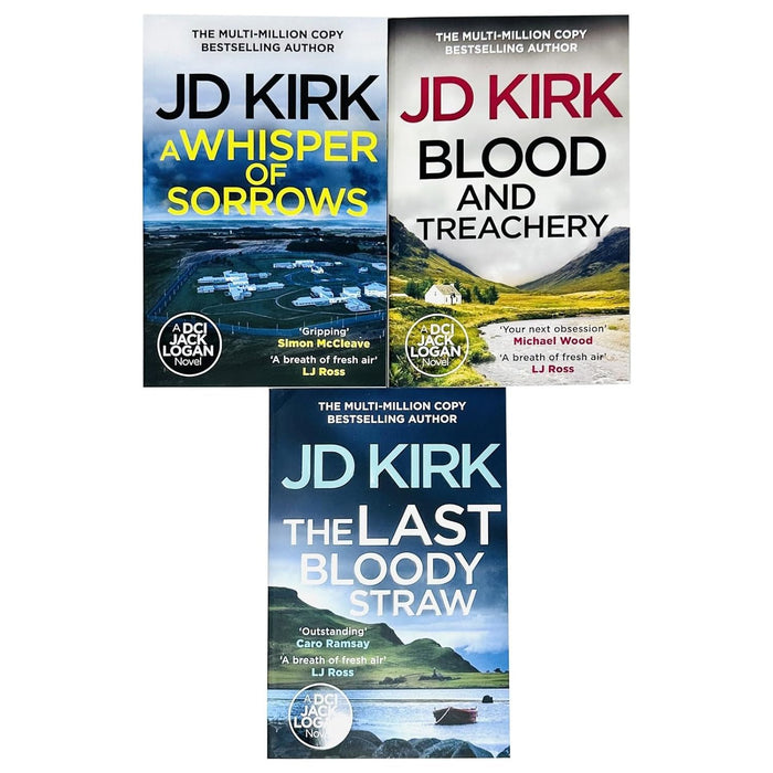 DCI Logan Crime Thrillers 4-6 Collection 3 Books Set By JD Kirk