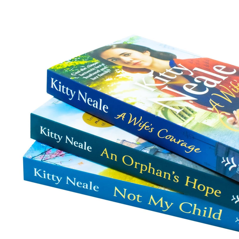 Kitty Neale 3 Books Collection Gift Slipcase Set ( Not My Child, An Orphan's Hope & A Wife's Courage) - The Book Bundle