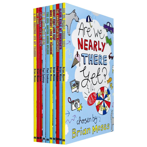 Childrens Poems Collection 10 Books Set (A Sea Creature Ate My Teacher My Gang,They Think It's All Over, I'm In Love With A Slug,Evil Doctor Mucus Spleen,Short Visit Long Stay and More) - The Book Bundle