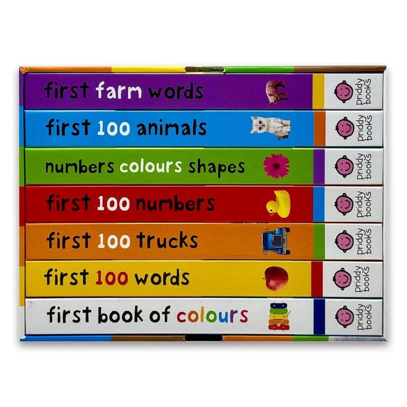 Priddy First 100 Library Collection 7 Books Collection Box Set by Priddy - Non Fiction - Paperback
