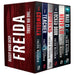 Six-book fiction collection set by Freida McFadden, including The Teacher, Coworker, and Boyfriend, paperback editions.