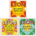 Happy Leons Collection 3 Books Set By Rebecca Seal, John Vincent, Jack Burke, Jane Baxter (Leon Happy Soups, Leon Happy Fast Food and Leon Happy Salads) - The Book Bundle