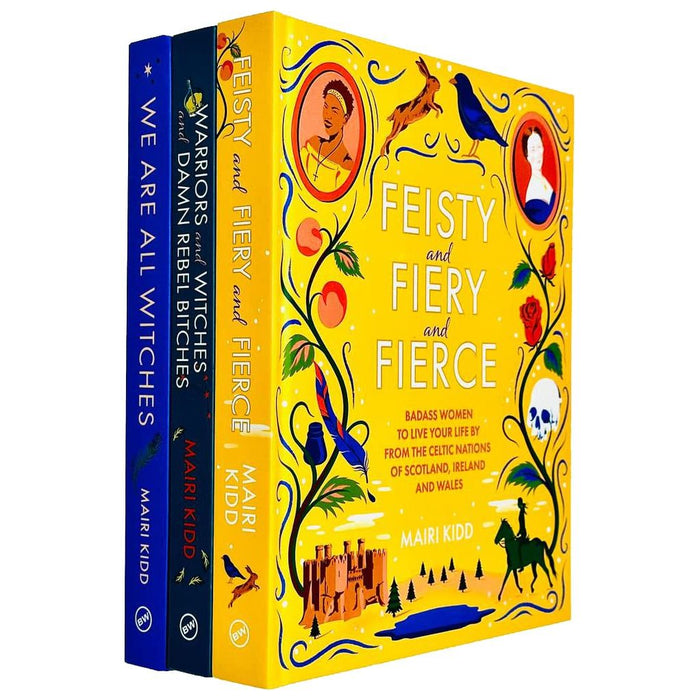Mairi Kidd Collection 3 Books Set (Feisty and Fiery and Fierce, Warriors and Witches and Damn Rebel Bitches, We Are All Witches) - The Book Bundle