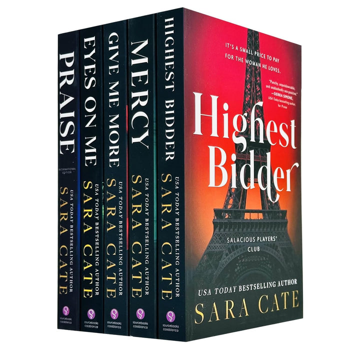 Salacious Players Club Collection 5 Books Set By Sara Cate (Mercy, Highest Bidder) - The Book Bundle
